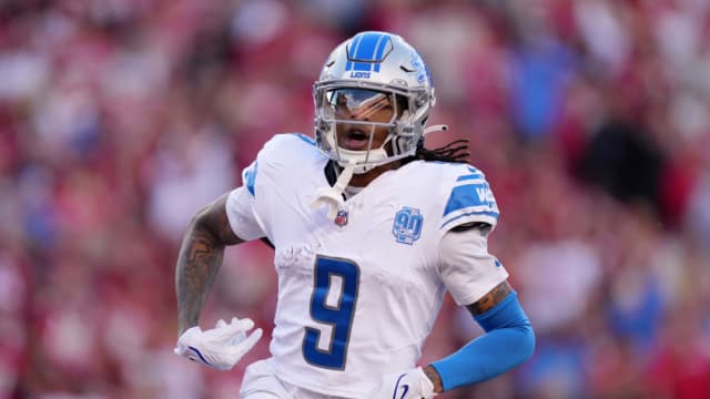 Detroit Lions wide receiver Jameson Williams.